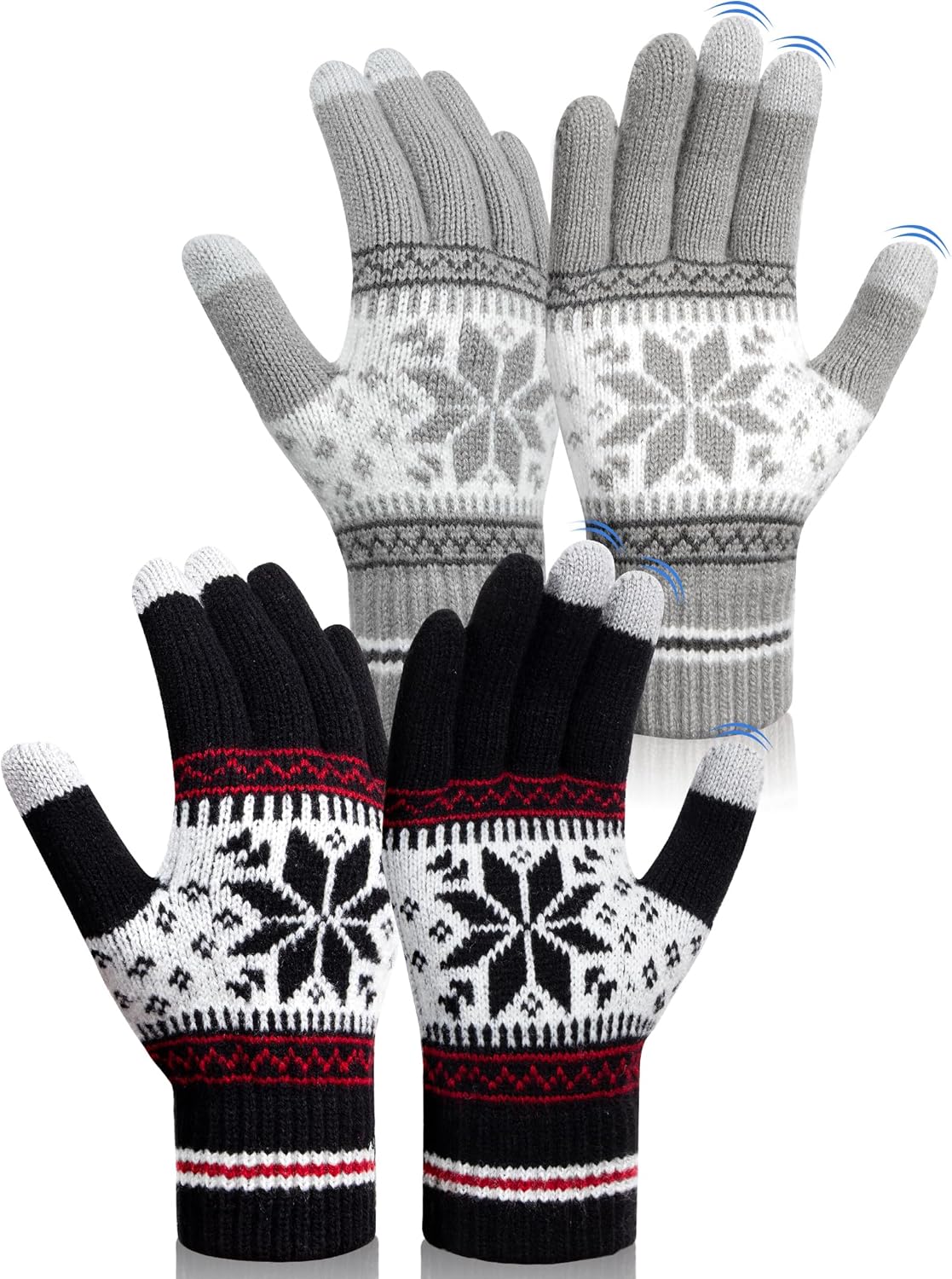 Knitted Winter Gloves for Men and Women